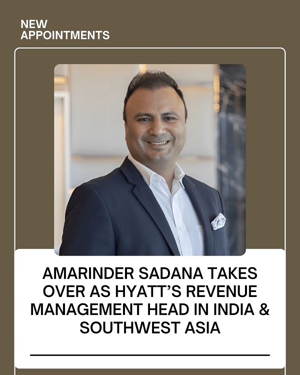 Amarinder Sadana, Hayatt Hotels